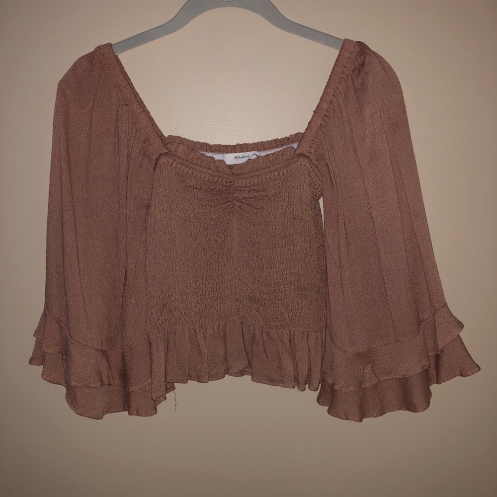 Rust Smocked Top - Picture 4 of 11